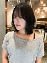 ロンド エスポワール 錦糸町(Lond espoir)&nbsp;【北澤華】オリーブグレー/ボブ/顔周り/小顔/レイヤー/髪質改善