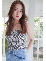 アンジェリカ 岡山店(ANGELICA) ANGELICA 韓国くびれ/ミディアムヘア/ココアベージュ