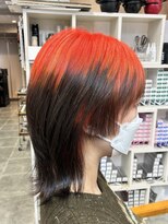 キャラ シャローネ 池袋(Chara Chalone)&nbsp;ルーツカラー/ウルフヘアスタイル【岸雄一】