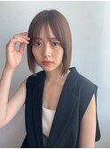 ミニボブ/ストレートボブ/小顔カット