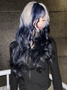 イエナ 渋谷(IENA) ミルクティーブロンドハッシュカット寒色デザインケアブリーチ