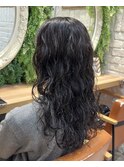 ロングパーマ