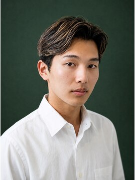 ヒロギンザ 名古屋本店(HIRO GINZA) 大人ナチュラル：流しセンターパートミディアム