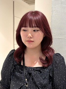 マージュ ギンザ(marju GINZA) ワンカラーで作るカシスレッドカラー/チェリーレッドカラー