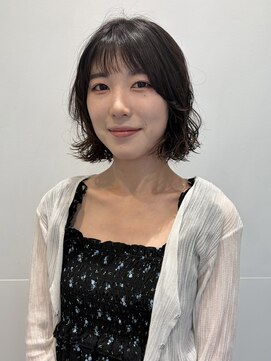 サロウィン 名古屋(SALOWIN) 外はねボブパーマ