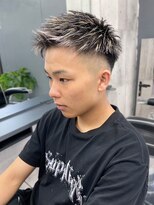 men’s salon ALBA 八王子駅前【men’s/メンズサロン】【9月1日OPEN（予定）】&nbsp;アップバング/スパイキーショートメンズカット/メッシュキャップ