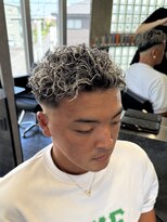 ウル メンズ ヘアーサロン(ulu. Men's Hair Salon) 極道パーマ/スキンフェード/ホワイトメッシュ/スパイラルパーマ