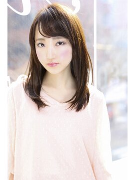 アエレ(Aere) 【Aere池袋】☆ヌードカラー×ストレートセミロング☆小林正重