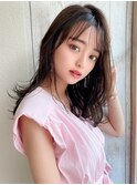 松宮錦糸町/モカベージュ/ココアベージュ/ゆるふわ/シアーカラー