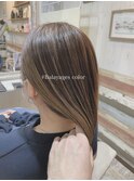 REAL SALON WORK～バレーヤージュ×ナチュラルベージュ