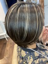 フィックス ヘアー(FIX hair) ショートボブ/ハイライト