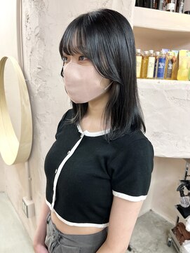 イル(iru) 【iru /谷町/上本町】顔周りカットで流れるレイヤースタイル