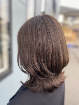 ウィズ ANNEX店(With) 【with annex店 稲田】くびれミディアム×グレーブラウン