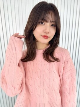 ガーデンヨコハマエスト(GARDEN YOKOHAMA est) 似合わせカット くびれヘア フルバング ミディアム 髪質改善