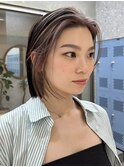 インナーカラーベージュカラーイヤリングカラーハイトーンカラー