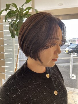 ヘアーメイク チョコ(hair make choco) ショートボブ×ナチュラルカラー