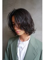 色気ニュアンスパーマスタイル