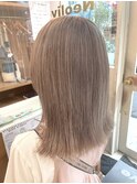 ミルクティーベージュ☆髪質改善カラー