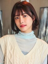 ラフ フロム ガーデン(Laf from GARDEN)&nbsp;ボブ/レイヤーカット/オリーブベージュ/ウェットヘア/韓国風