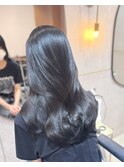 〇ネビージュ×ブルーブラック[新宿/髪質改善/韓国]