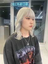 ニューワン バイ ネイバー 立川(Newone by neighbor)&nbsp;レイヤーカットナチュラルハイトーンデザインカラー[立川駅]