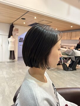 ロックワークオレンジ 西中島店(ROCK WORK ORANGE) お手入れ簡単♪. ショートボブ