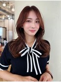 韓国くびれヘア／ココアブラウン【自由が丘】