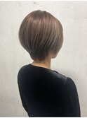 大人可愛いマッシュショートボブ◎30代40代50代