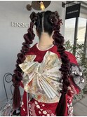 ツインあみおろし×ふりそで