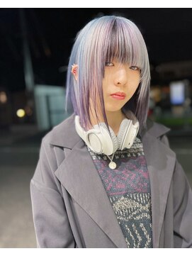 エンブリーチ バイ タグ 樟葉(enn. bleach by t.a.g) ハイトーングランジデザインカラー