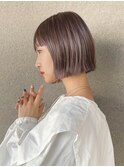 簡単スタイリング伸ばしかけヘア小顔ヘアブリーチなしカラー