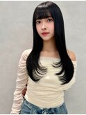 レイヤー/ネビージュ/韓国ヘア/イメチェン/縮毛矯正/中野/