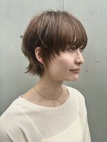 ピークアブー 原宿ハラカド(PEEK-A-BOO) マッシュウルフカット抜け感大人ショートボブ