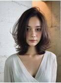 ミディアムヘア/デザインカラー/フェイスフレーミング/表参道