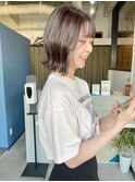 ▲くびれショートボブ×アプリコットピンク▲tim hair