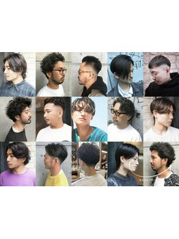 【名古屋駅1分】[期間限定]メンズカット+シャンプー￥3500★ツイストやスパイラルなどメンズパーマ人気◎