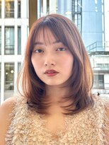 アンセンス バイ モードケイズ(ANSENS by Mode K's) レイヤーカット/顔周り/前髪カット/くびれレイヤー/韓国風