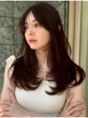 レイヤーカット/顔まわりカット/ダブルカラー[堺]
