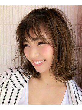 アン 溝の口(un) 外ハネボブ【髪質改善オージュア/低温デジタルパーマ