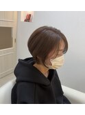 明るく白髪ぼかしカラー