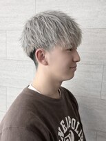 イートンクロップガーデン(Eton Crop Garden) ダブルカラー/ハイトーン/ミルクティーグレージュ