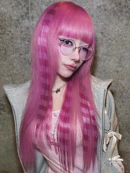 モシャス(MOSHASU)の写真/高い技術を求め、他県から訪れる方も多数♪インフルエンサー御用達！ハイトーンカラーや派手髪が得意！
