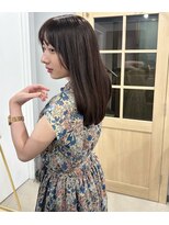 カミエ(kamie)&nbsp;透明感ミディアムグレージュカラーヘア