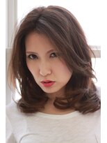 バグズ ヘアデザイン 桔梗が丘店(Baguz HAIR DESIGN)&nbsp;★外国人風スロウカラー STREET×無造作ウェーブMEDIUM★