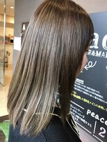 ヘアーアンドメイク ピース(HAIR&MAKE peace) 明るめマットアッシュ