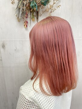 プランタン(Printemps) 透け感バングピラミンゴカラーハイトーンカラーフェイスレイヤー