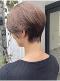【cres奈佳子】大人かわいい20代30代40代ベージュくびれショート
