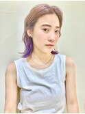 前髪なしウェットウルフ×イオンカラー/外ハネ【ciia吉祥寺】