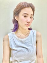 シーア(ciia)&nbsp;前髪なしウェットウルフ×イオンカラー/外ハネ【ciia吉祥寺】