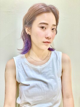 シーア(ciia) 前髪なしウェットウルフ×イオンカラー/外ハネ【ciia吉祥寺】
